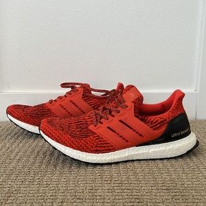 Adidas Ultra Boost 3.0 Energy, Size 10, Red, New Without Tags